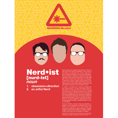 A poster for the Nerdist podcast